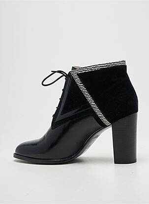 Bottines/boots matière lisse talon de 7 à 9cm noir MELLOW YELLOW femme