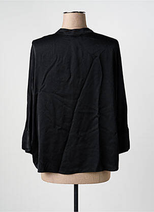Chemisier col mao manches 3/4 noir PAKO LITTO femme