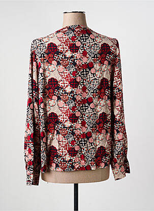 Chemisier imprimé fleurs manches longues rouge WHITE STUFF femme