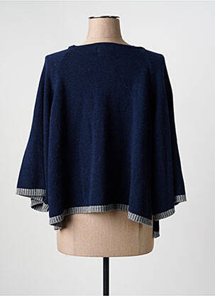 Pull stretch manches 3/4 bleu PAKO LITTO femme