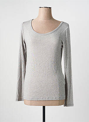 T-shirt manches longues manches longues gris PAKO LITTO femme