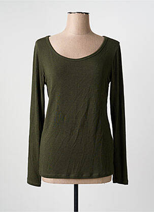 T-shirt manches longues manches longues vert PAKO LITTO femme