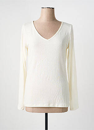 T-shirt manches longues manches longues beige PAKO LITTO femme
