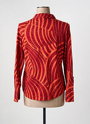 Chemisier coupe cintrée manches longues orange WHITE STUFF femme