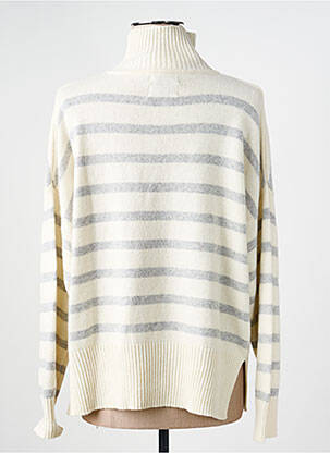 Pull coupe cintrée manches longues beige PAKO LITTO femme