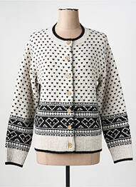 Gilet manches longues stretch beige WHITE STUFF femme