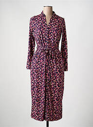 Robe longue manches longues manches longues rose WHITE STUFF femme