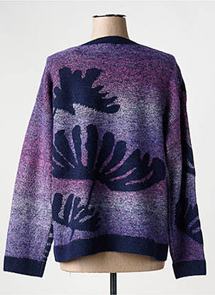 Pull stretch manches longues violet WHITE STUFF femme