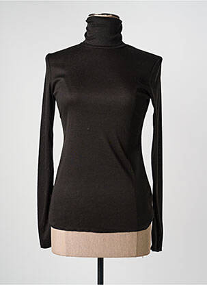 Sous-pull stretch manches longues noir ORAIJE femme