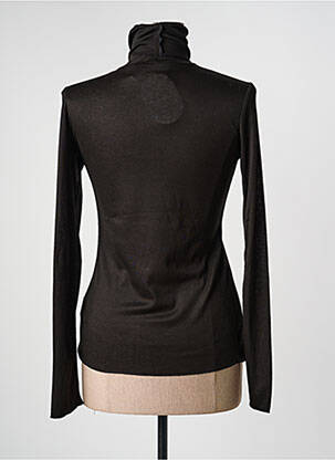 Sous-pull stretch manches longues noir ORAIJE femme