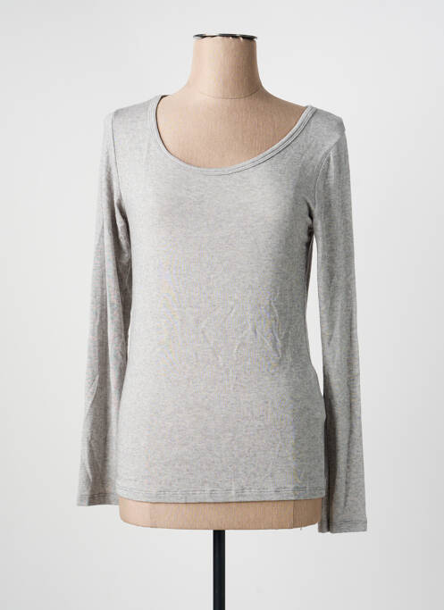 T-shirt manches longues manches longues gris PAKO LITTO femme