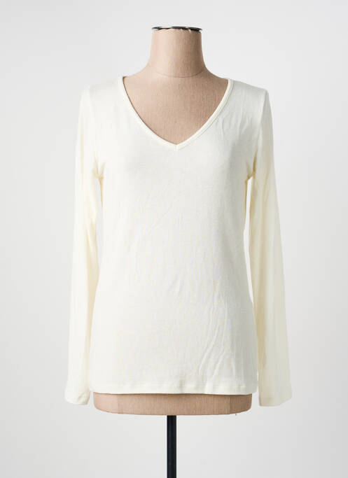 T-shirt manches longues manches longues beige PAKO LITTO femme