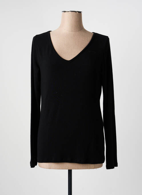 T-shirt manches longues manches longues noir PAKO LITTO femme