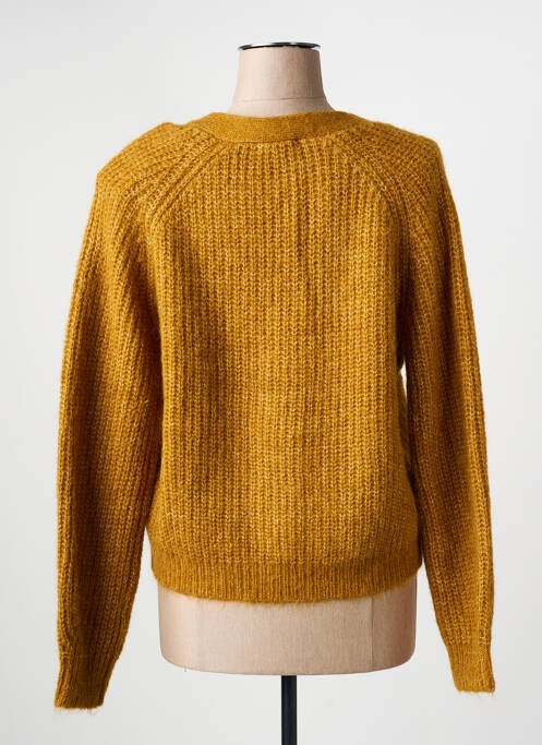 Gilet manches longues stretch jaune GRACE & MILA femme