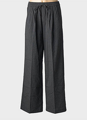 Pantalon large taille normale taille normale gris GRACE & MILA femme