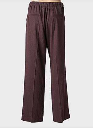 Pantalon droit taille élastique taille normale marron PAKO LITTO femme