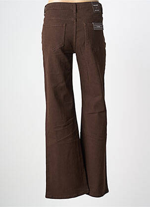 Jean coupe flare stretch marron NINA CARTER femme