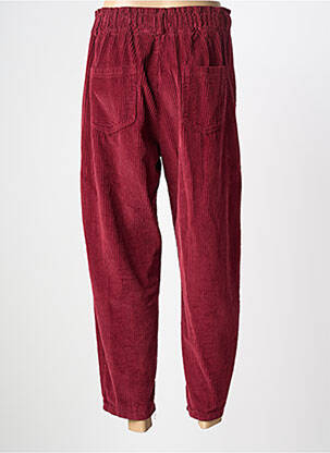 Pantalon 7/8 taille haute taille haute rouge LUK AP femme