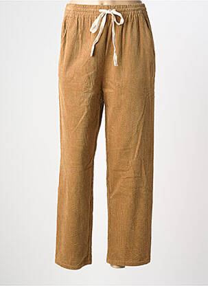 Pantalon droit stretch taille normale jaune GRACE & MILA femme