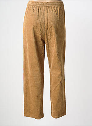 Pantalon droit stretch taille normale jaune GRACE & MILA femme
