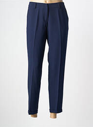 Pantalon 7/8 coupe cigarette taille normale bleu PAKO LITTO femme