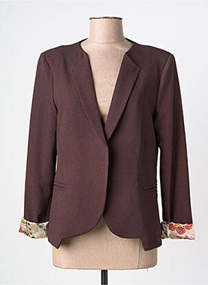 Blazer poches marron PAKO LITTO femme