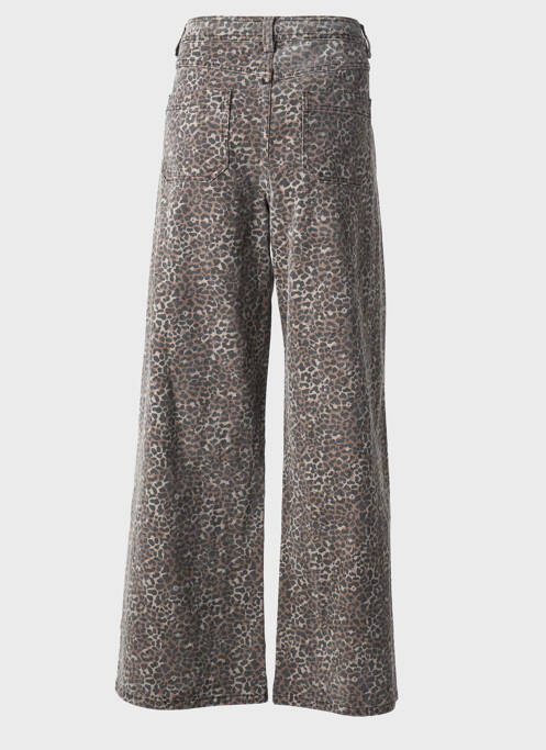 Jeans coupe large stretch taille normale gris GRACE & MILA femme