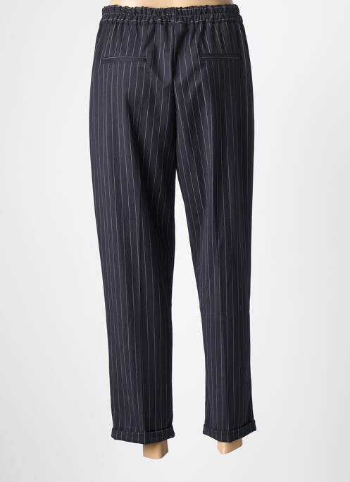 Pantalon 7/8 taille haute taille haute bleu PAKO LITTO femme