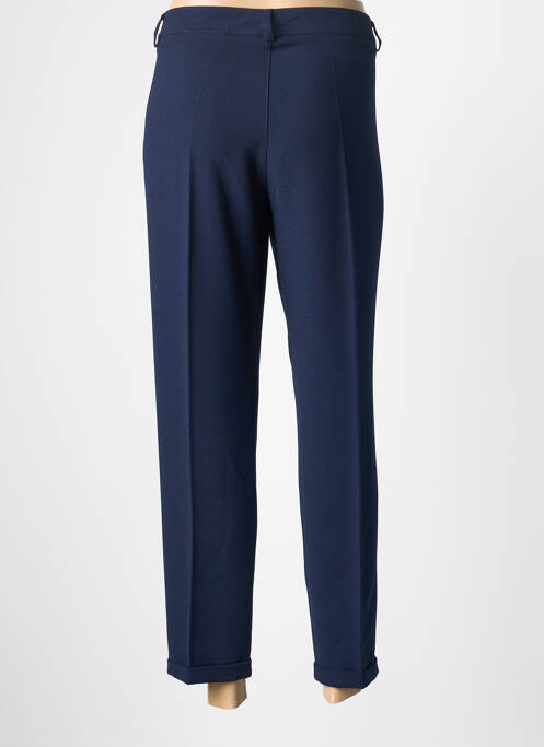 Pantalon 7/8 coupe cigarette taille normale bleu PAKO LITTO femme