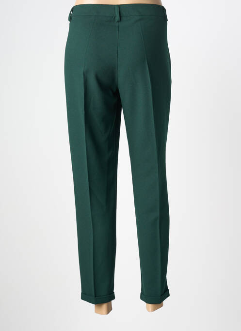 Pantalon 7/8 coupe cigarette taille normale vert PAKO LITTO femme