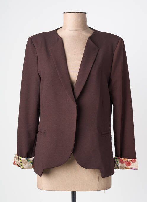 Blazer poches marron PAKO LITTO femme