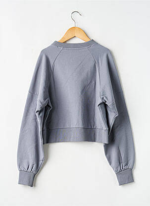 Sweat-shirt manches longues manches longues bleu LEVV LABEL fille