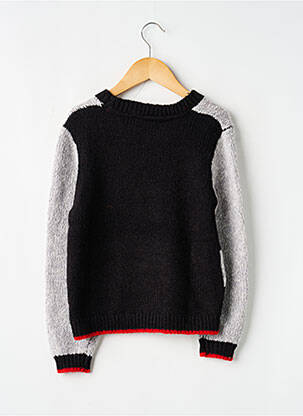 Pull stretch manches longues gris BOBOLI garçon