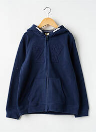 Polaire col rond bleu ZY garcon