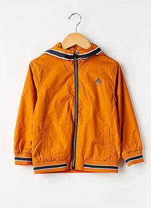 Coupe-vent effet matière satinée a capuche orange MAYORAL garçon