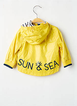 Imperméable coupe droite a capuche jaune BOBOLI garcon