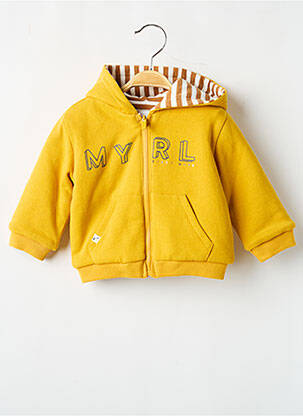 Veste casual réversible jaune MAYORAL garçon