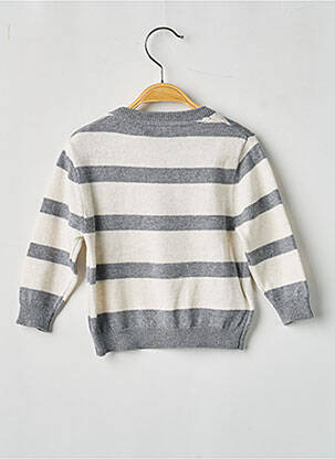 Pull col rond manches longues gris MAYORAL garçon