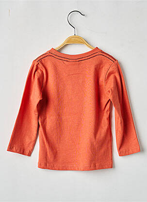 T-shirt manches longues manches longues orange BOBOLI garçon