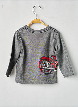 T-shirt manches longues manches longues gris BOBOLI garçon