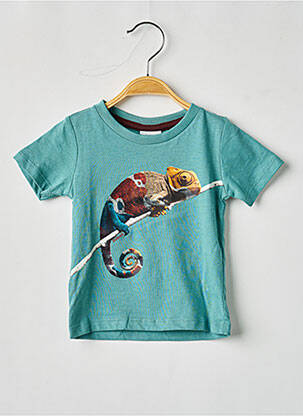 T-shirt stretch manches courtes vert BOBOLI garçon