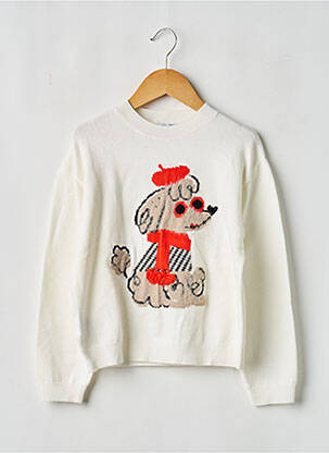 Pull resserrée sur le bas manches longues beige MAYORAL fille