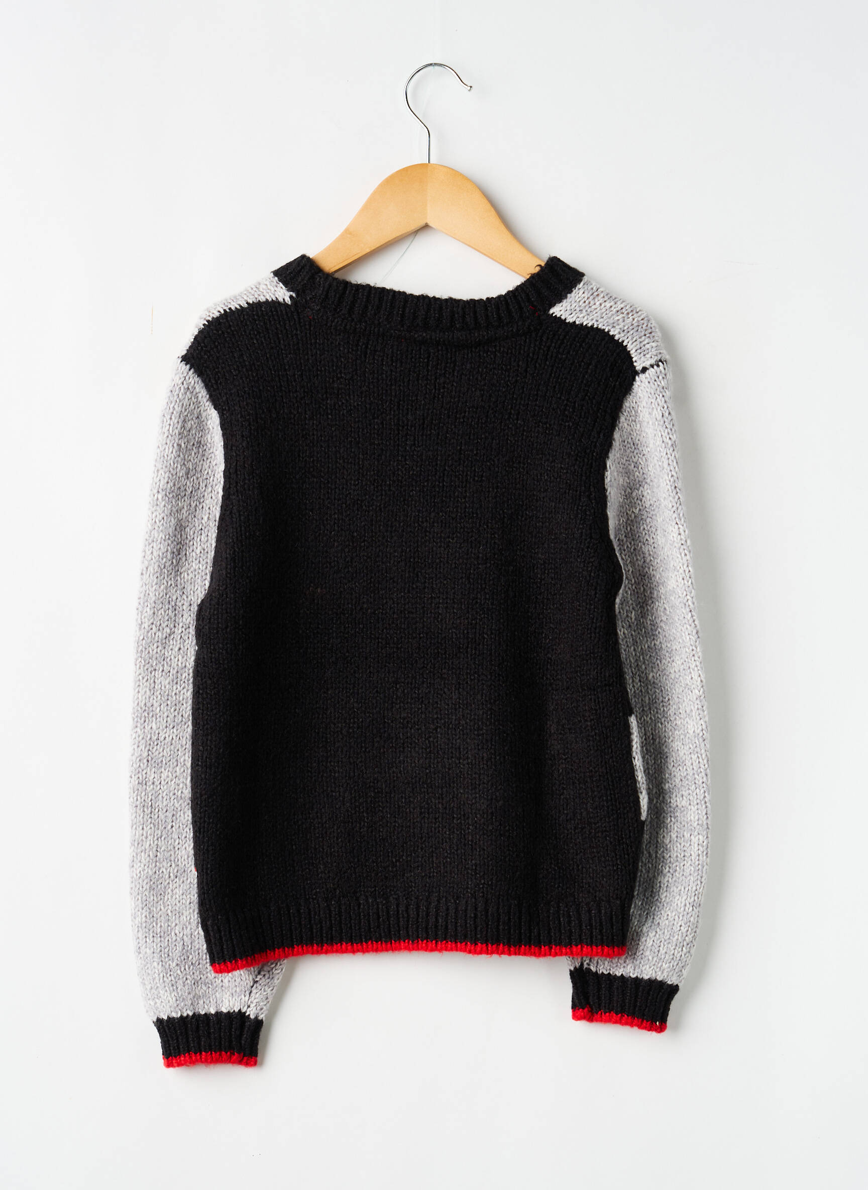 Pull stretch manches longues gris BOBOLI garçon