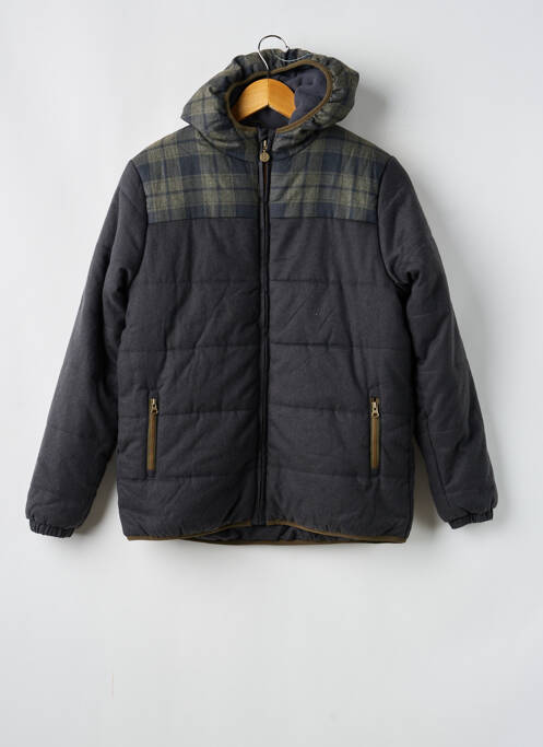 Doudoune manches longues a capuche gris BOBOLI garcon