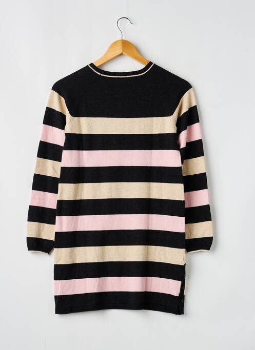 Pull tunique manches longues manches longues noir BOBOLI fille