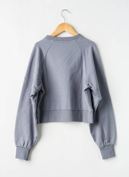 Sweat-shirt manches longues manches longues bleu LEVV LABEL fille