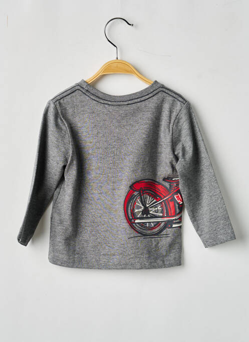 T-shirt manches longues manches longues gris BOBOLI garcon