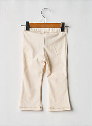 Pantalon slim taille élastique taille élastique beige MAYORAL fille