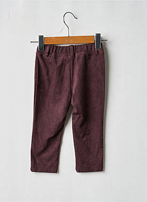 Pantalon slim taille élastique taille élastique marron BOBOLI fille