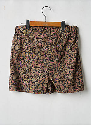 Jupe short imprimé fantaisie marron LEVV LABEL fille